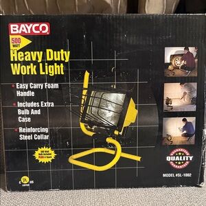 Bayco Heavy Duty Work Light NEW